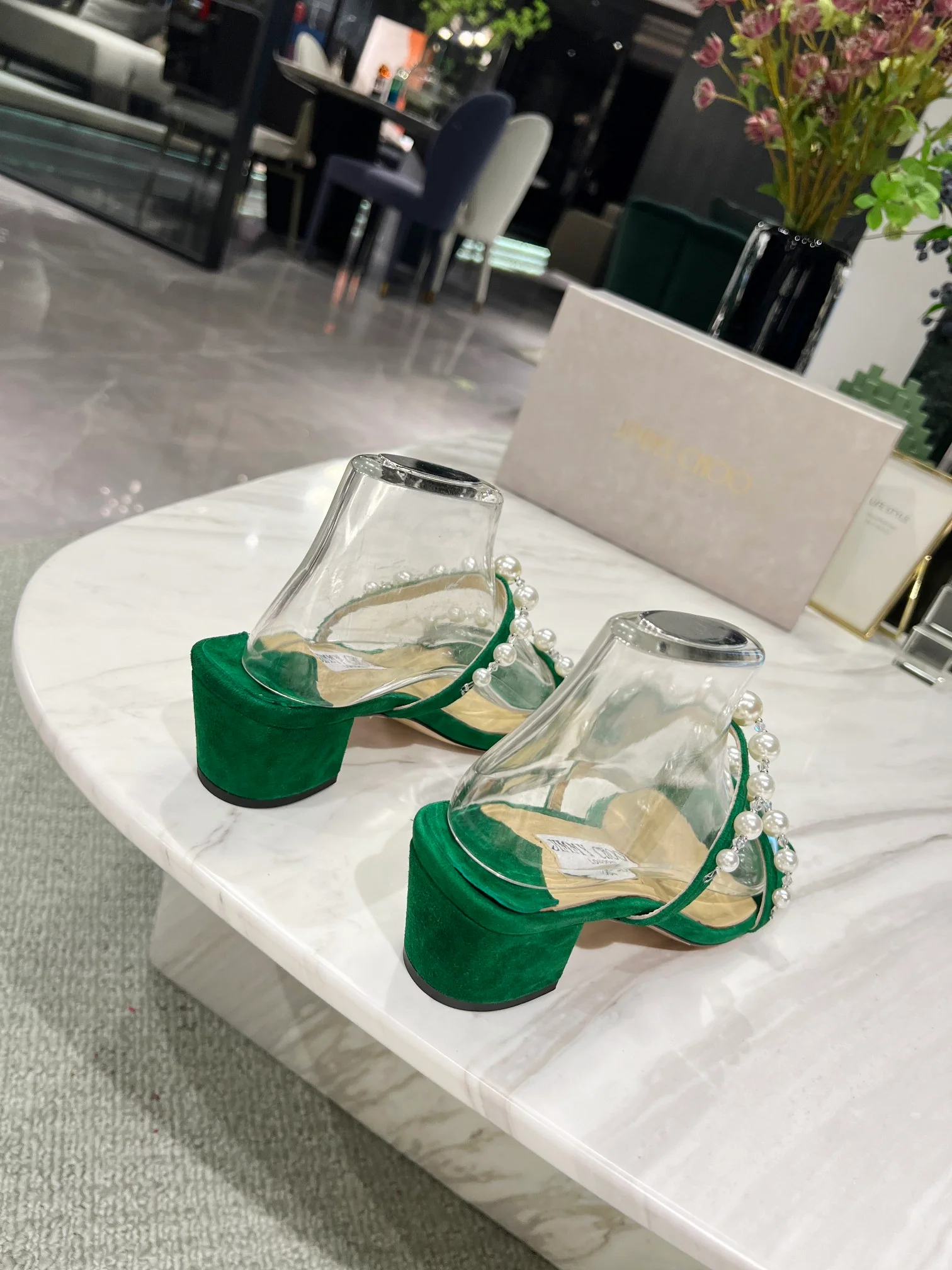 Джимми - Жемчужная лента - Сандалии - Тапочки