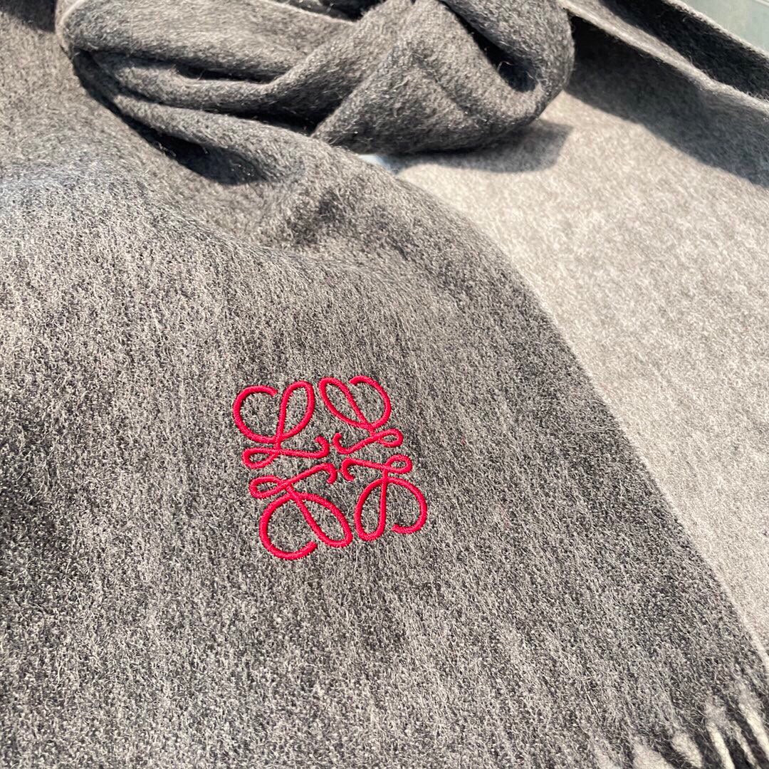 Двусторонний кашемировый шарф Lolwei - 32 - 180 см - 1