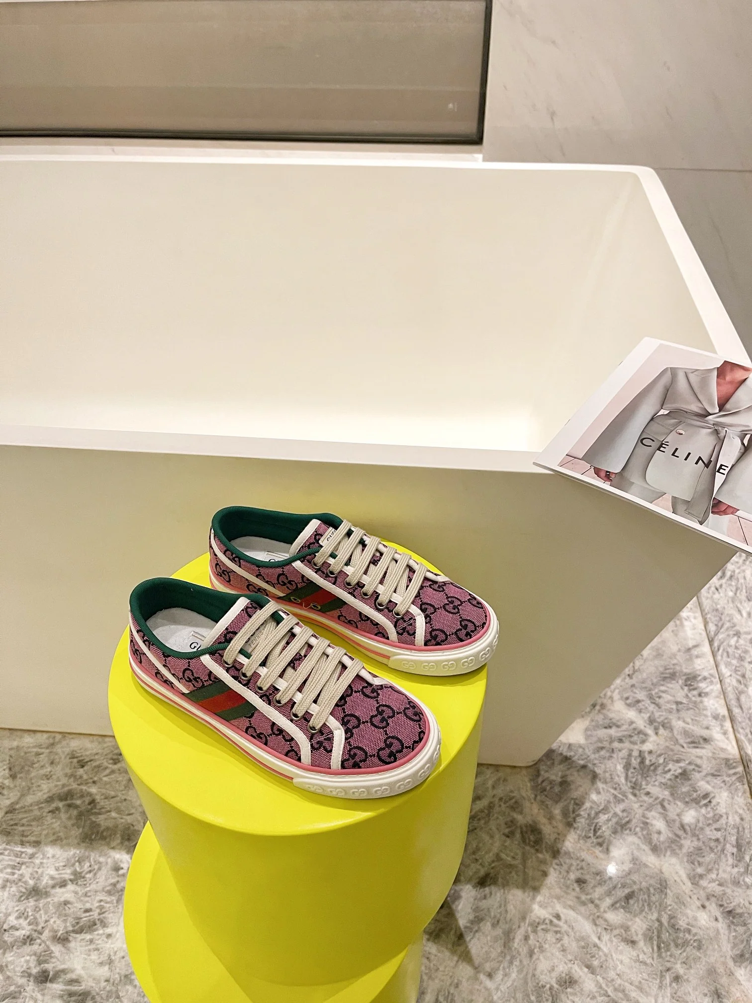 Кед Gucci из парусины - 6