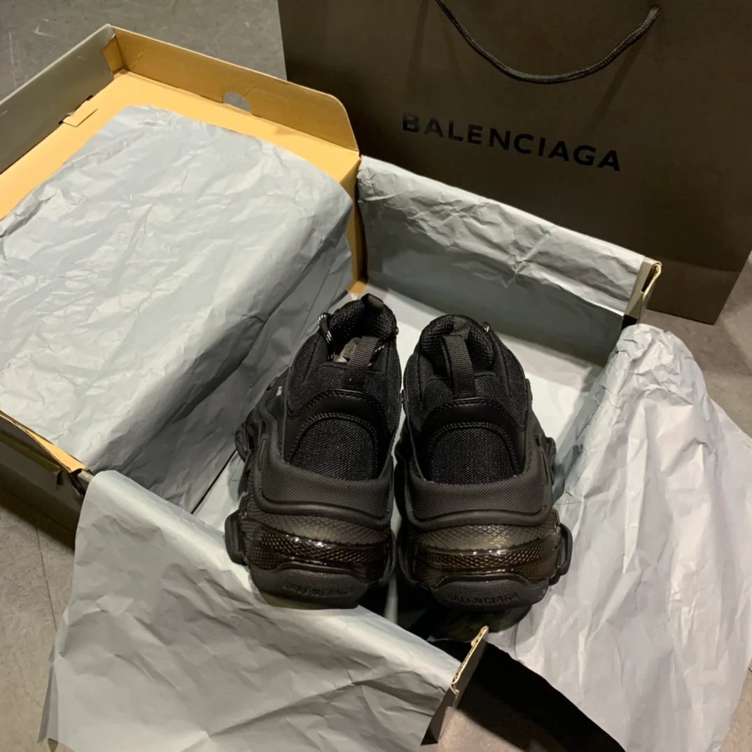 Li Shi - Папины кроссовки - Подошва с воздушной подушкой - Черные