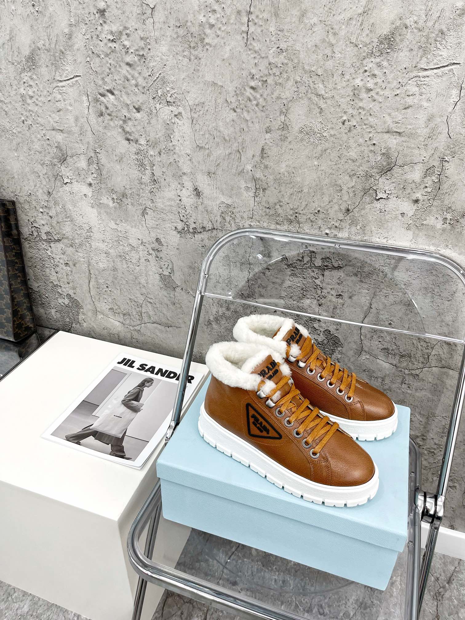 Обувь Prada - Prada - кожа - платформа - повседневная обувь