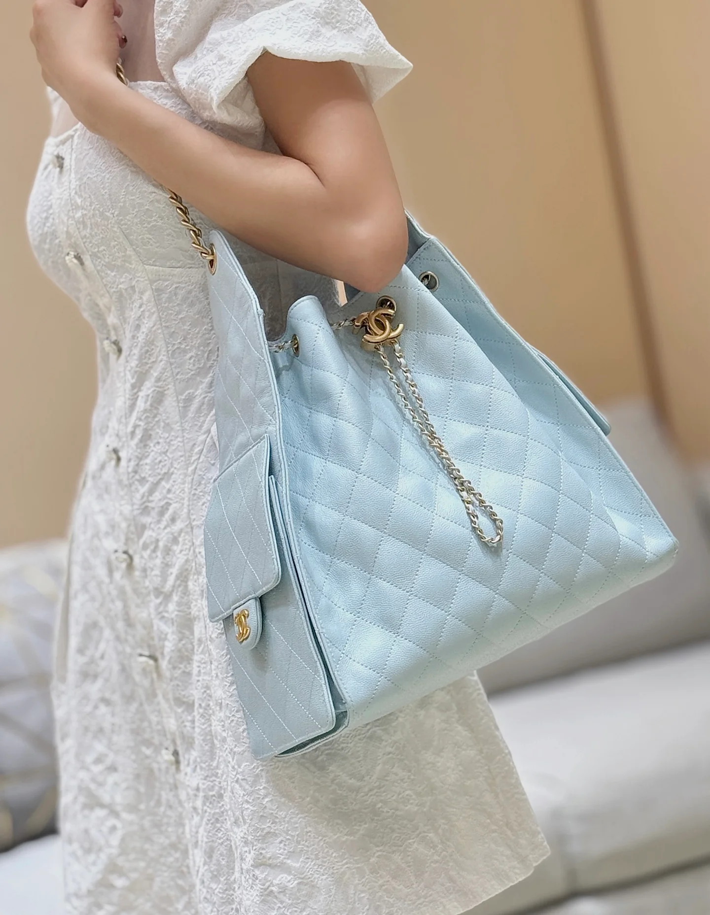 Сумка Chanel 25s 25bag Large - синяя