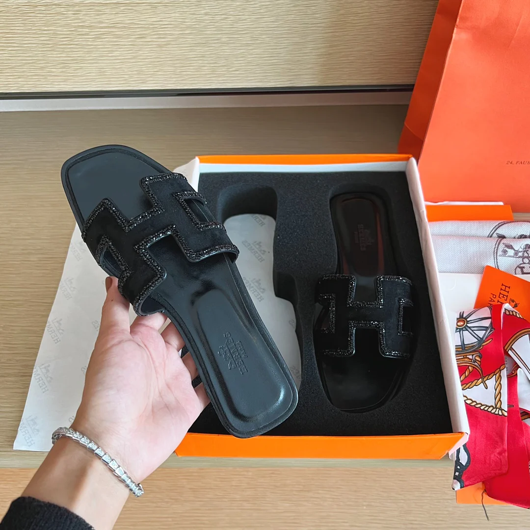 Сандалии Hermes-h Flat Sandals-7