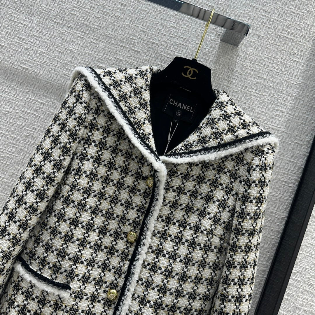 Chanel 2403 - Молодежный жакет в стиле преппи с матросским воротником