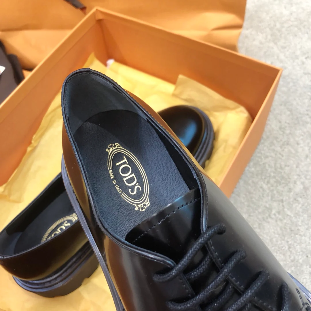 Лоферы на платформе Tods - 4