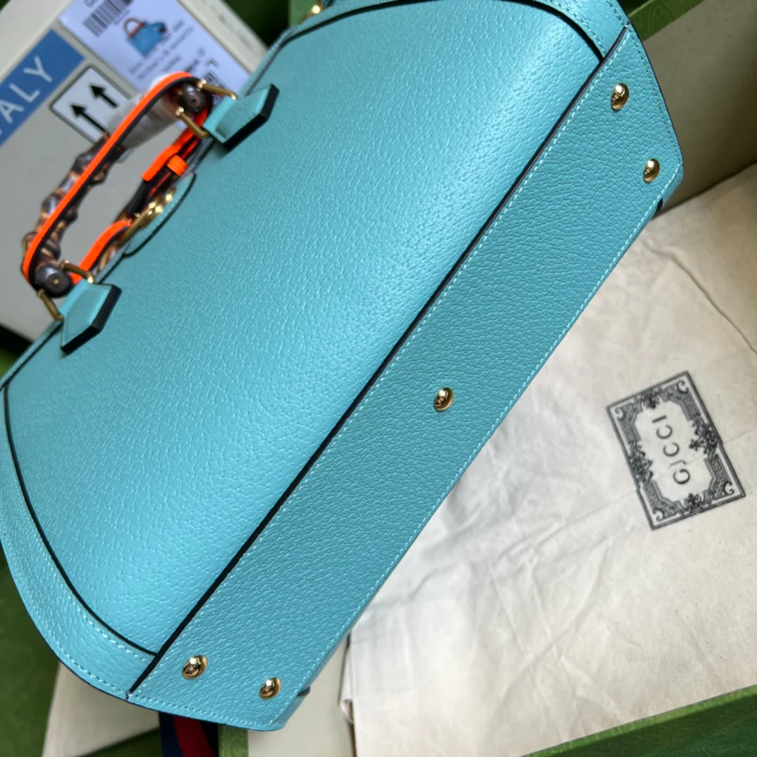 Сумка-тоут Gucci с бамбуковой ручкой - 27x24x11 см