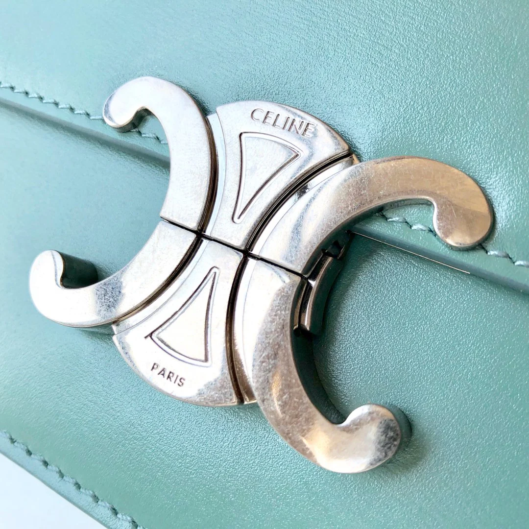 Сумка Celine Triomphe из телячьей кожи - подростковая - 18 - 5 см - 7