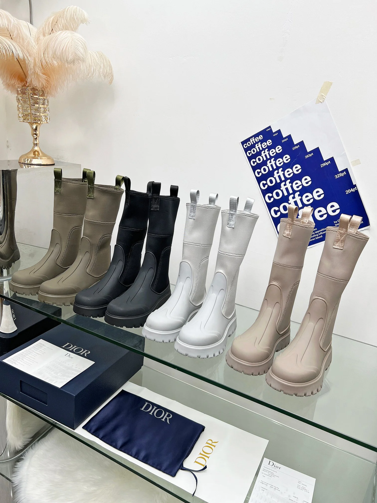 Коллекция Dior 2023 года с подиума - Ботинки Dr. Martens - Унисекс - Черные