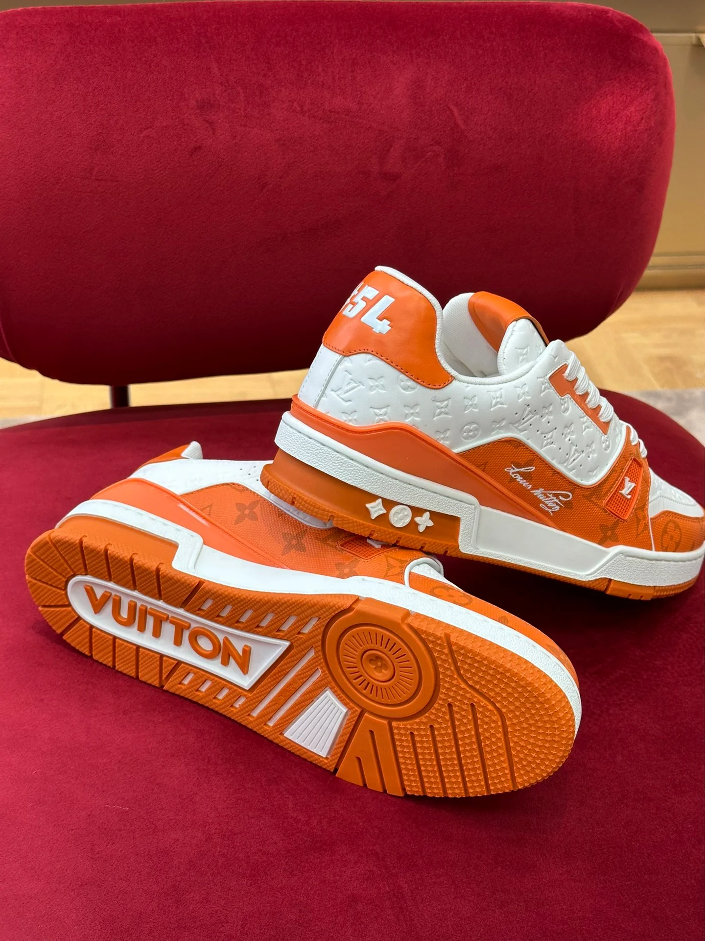 Кроссовки LV Trainer Series - Спортивная обувь - Унисекс - Оранжевый