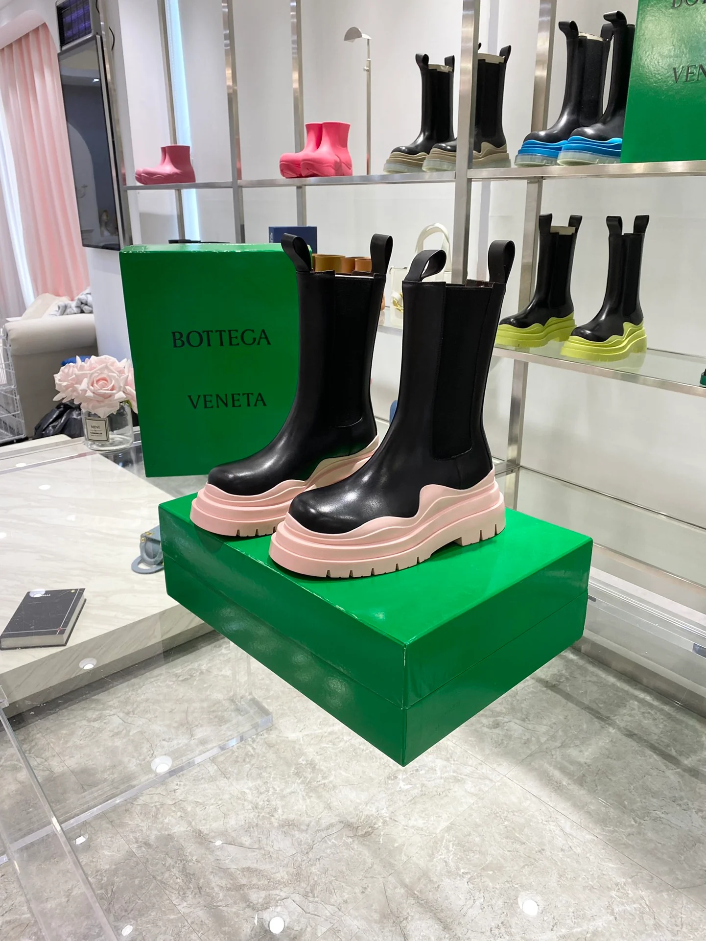 Обувь BV - BV - основа - до середины икры - ботинки Martin на платформе