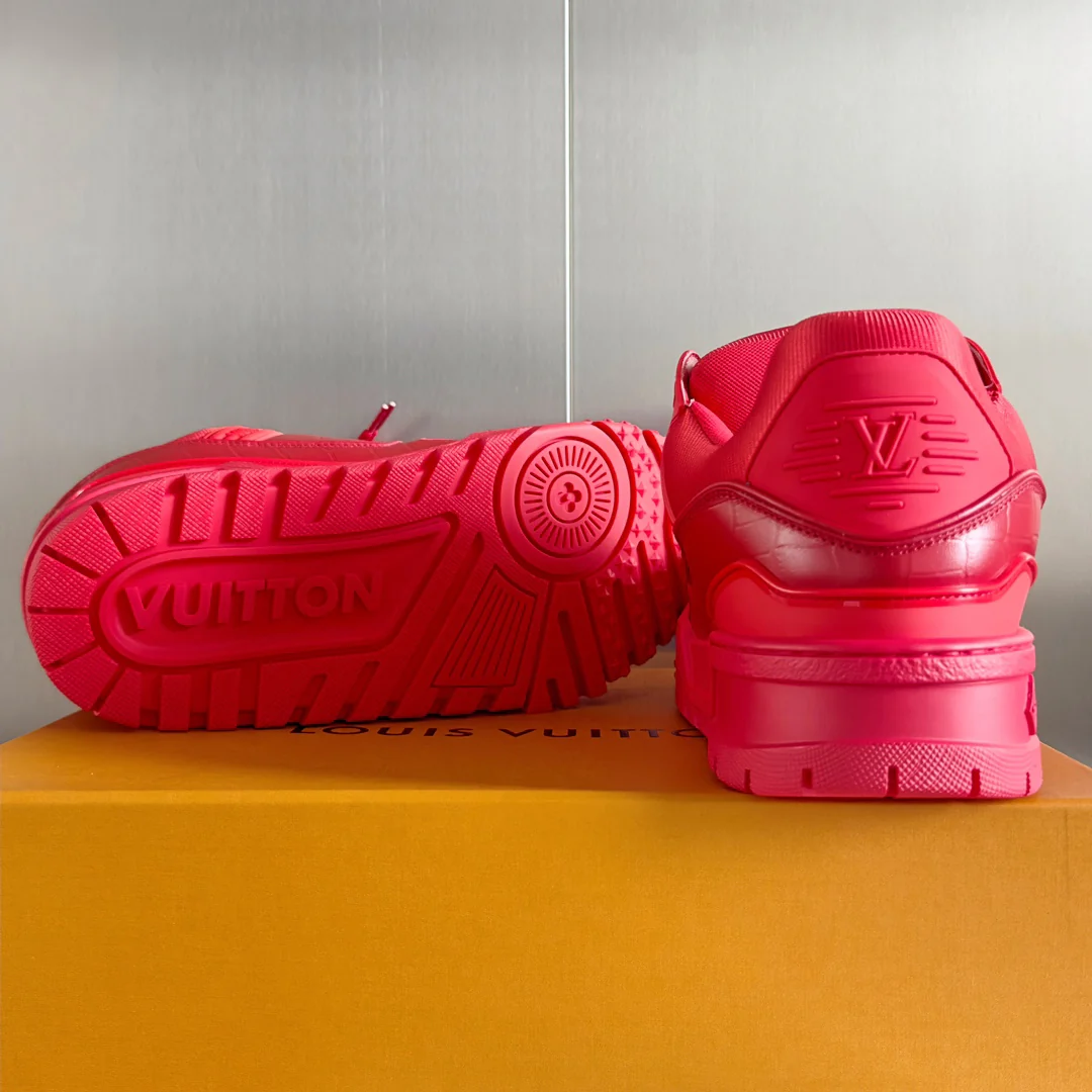 Кроссовки LV Trainer - Повседневная спортивная обувь - Унисекс - Красные