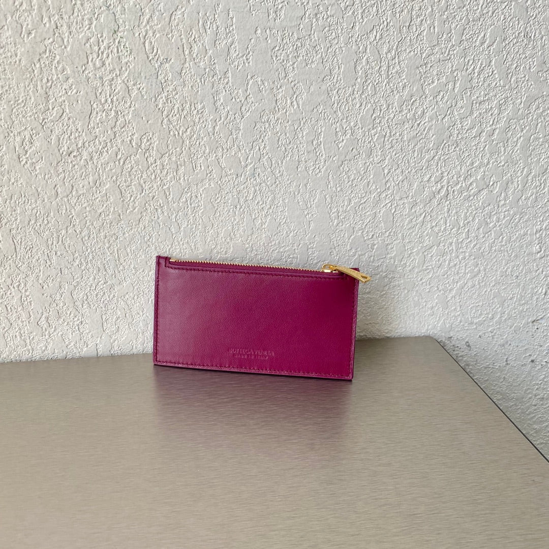 BV-拉链卡包 零钱包 羊皮 14×7.5×0.5cm