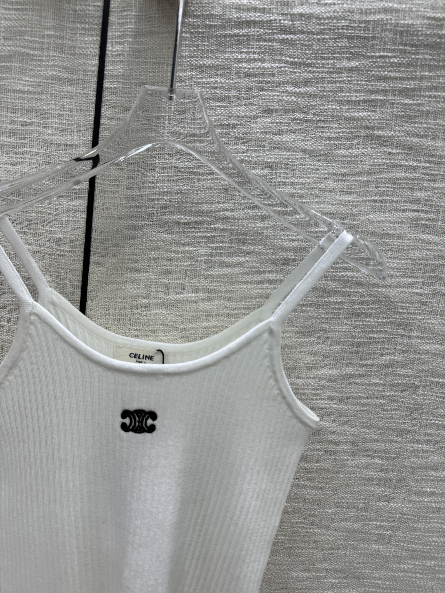 Вязаный жилет Celine-2403, белый