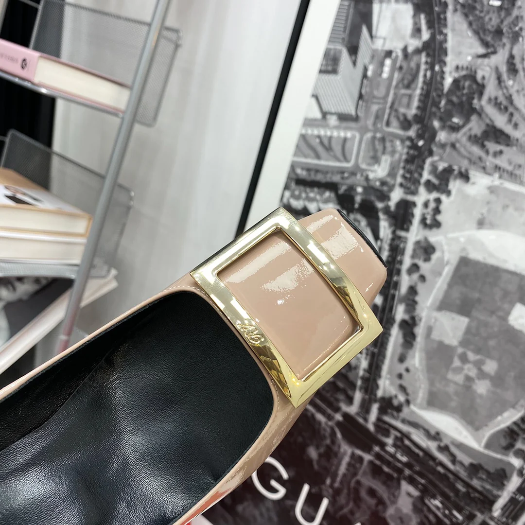 Каблук-банан RV-7-5 см - темно-абрикосовый