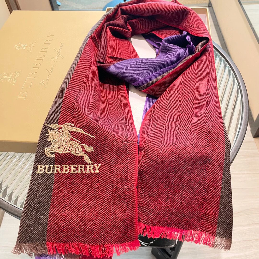 Кашемировый шарф Burberry - 45 см - 190 см - 1