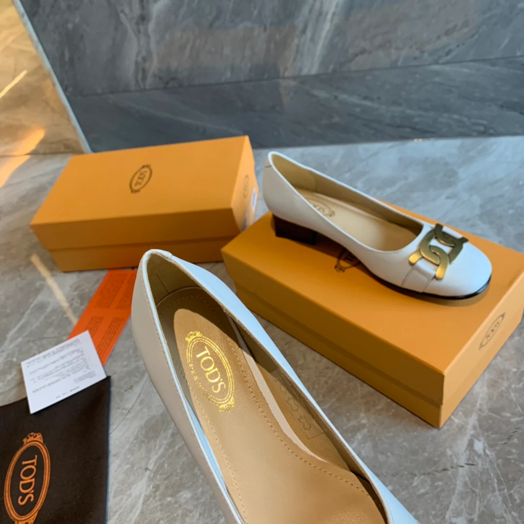 Туфли на низком каблуке Tods - 1