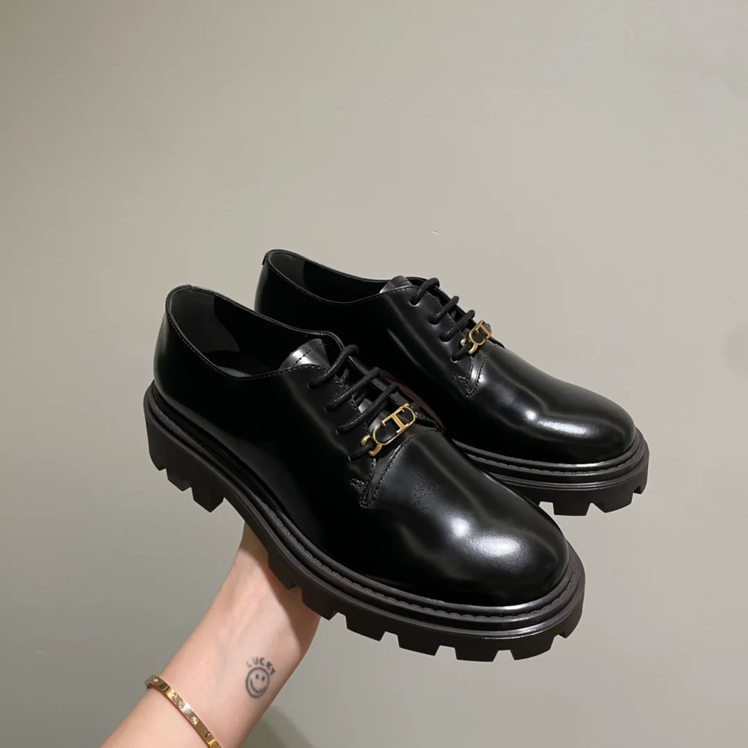 Tods - Британский стиль - Ретро - Шнурки - Лоферы - 1