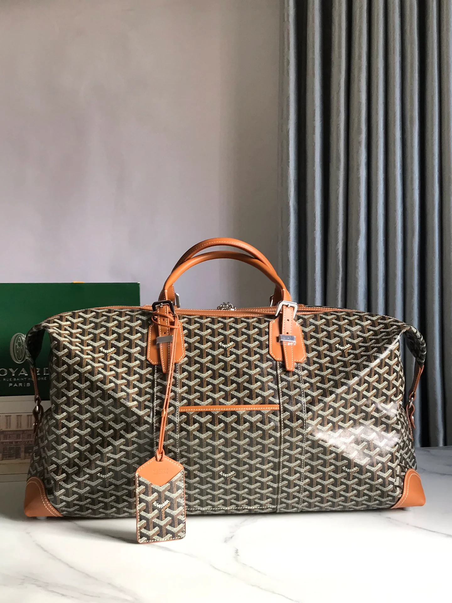 Дорожная сумка Goyard Boeing - коричневая