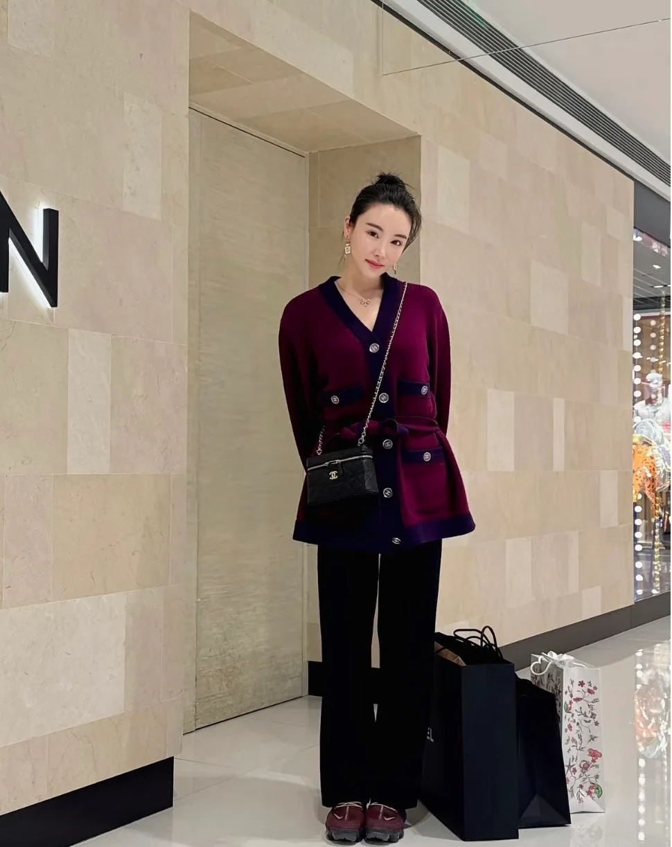 Длинный клатч-коробочка Chanel 25c-LP - черный