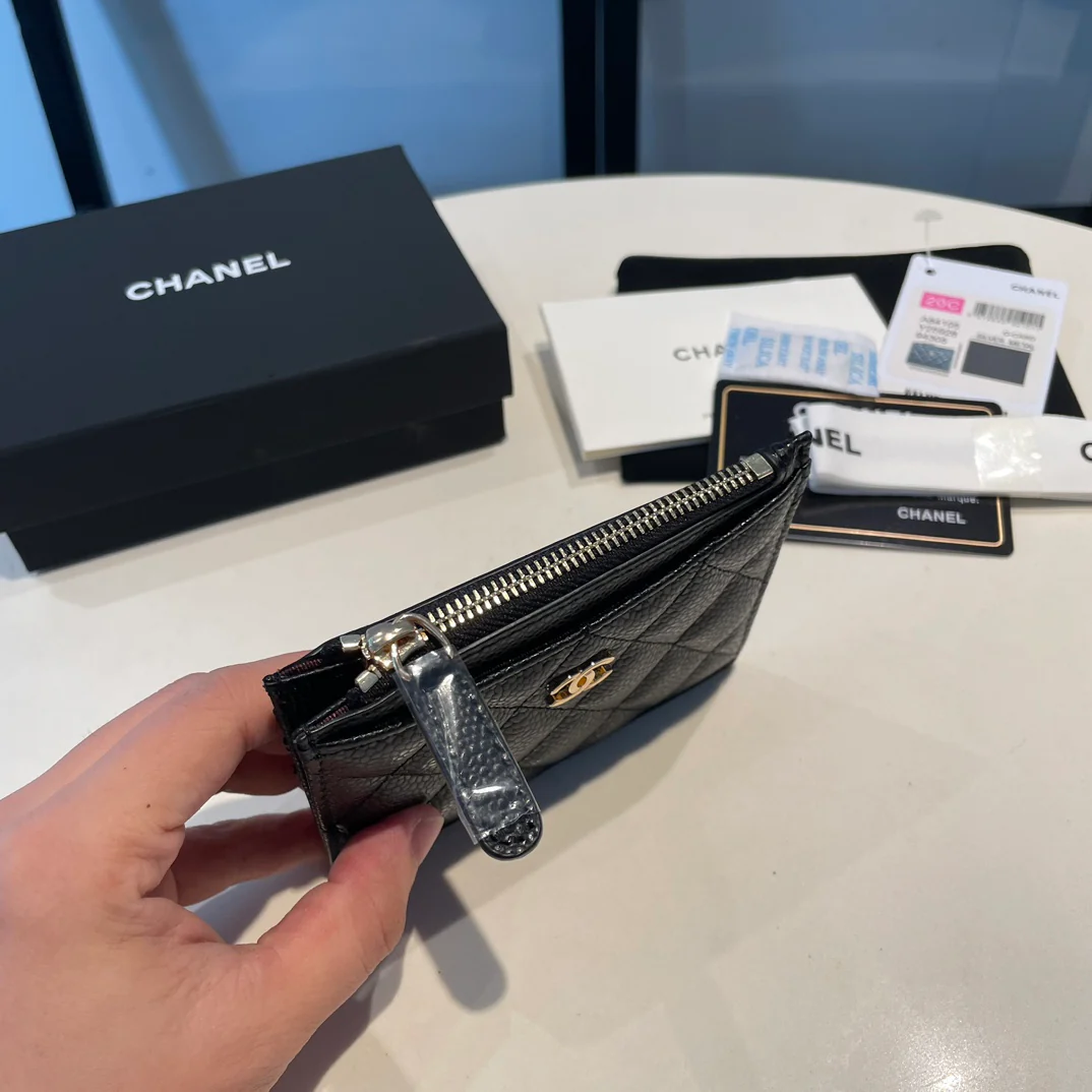 Chanel-经典CF 卡夹拉链钱包