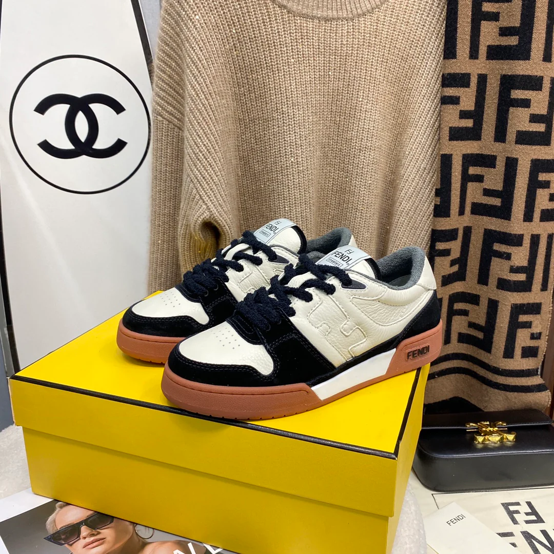 Обувь Fendi - серия Fendi Match - черно-белая