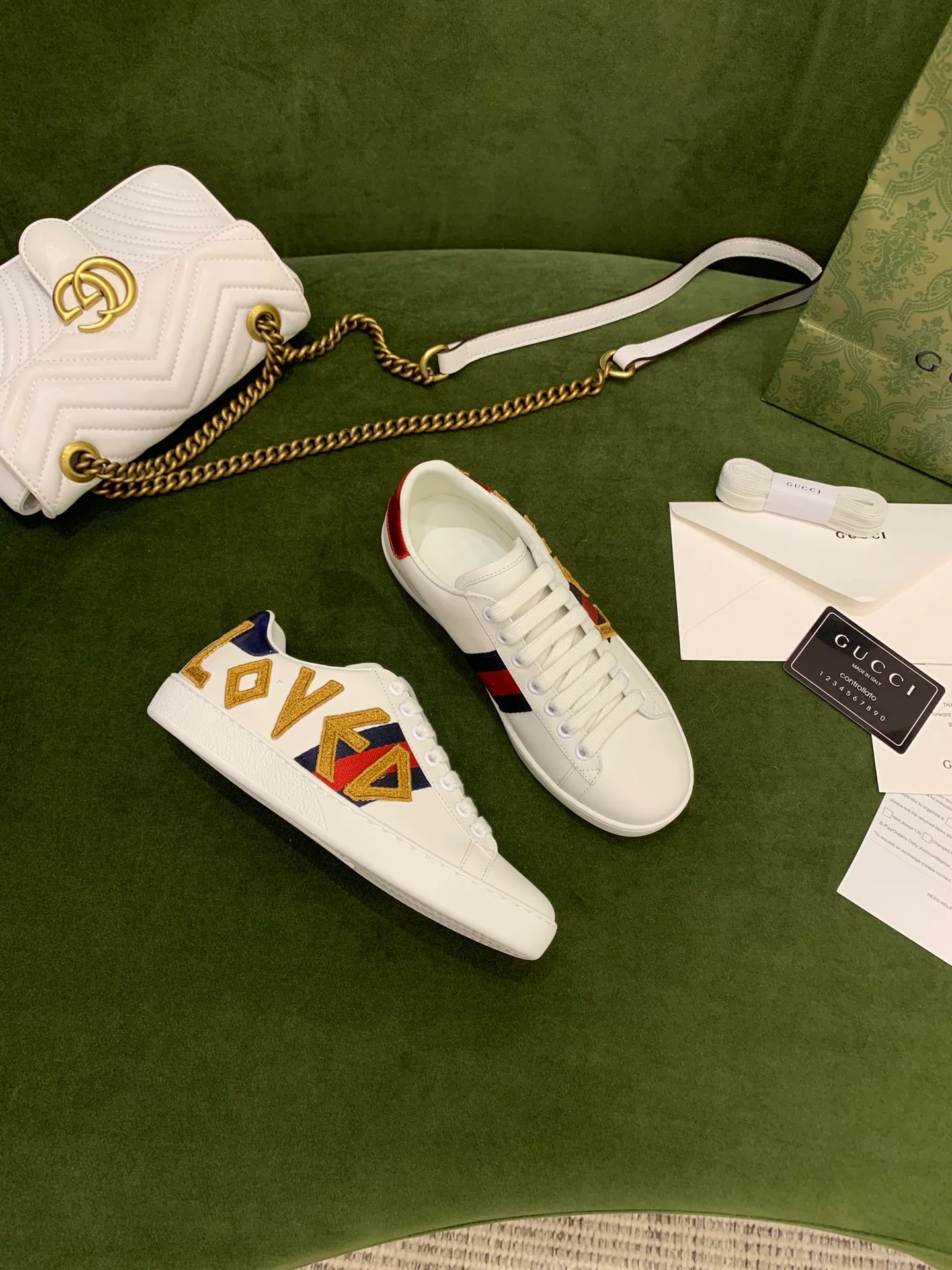 Gucci - Кроссовки - Обувь для скейтбординга - Белые кроссовки