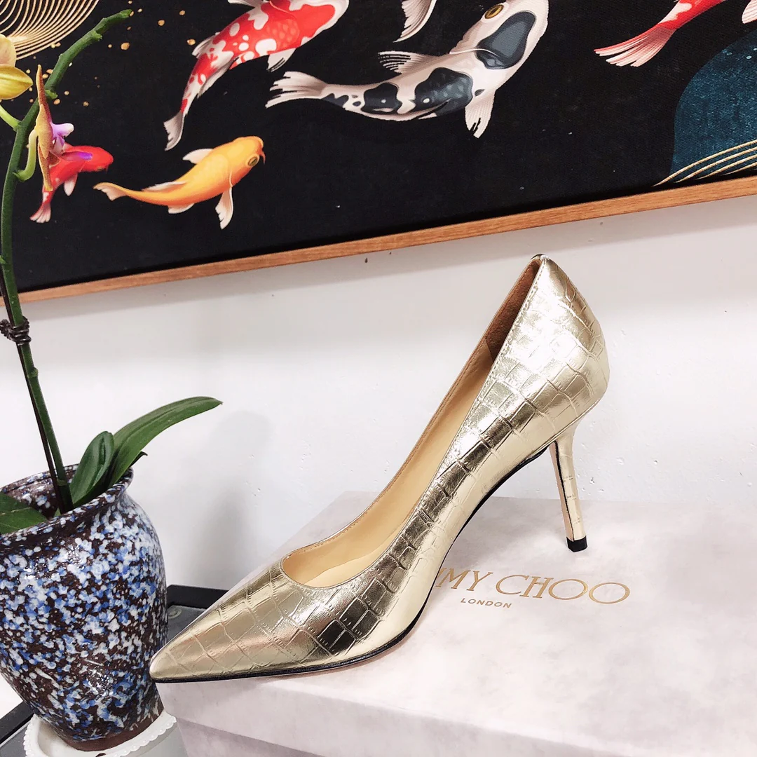 Jimmy - Туфли на высоком каблуке необычной формы - Узор 