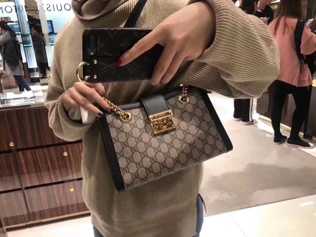 Маленькая сумка-тоут Gucci с замком - 1 шт.