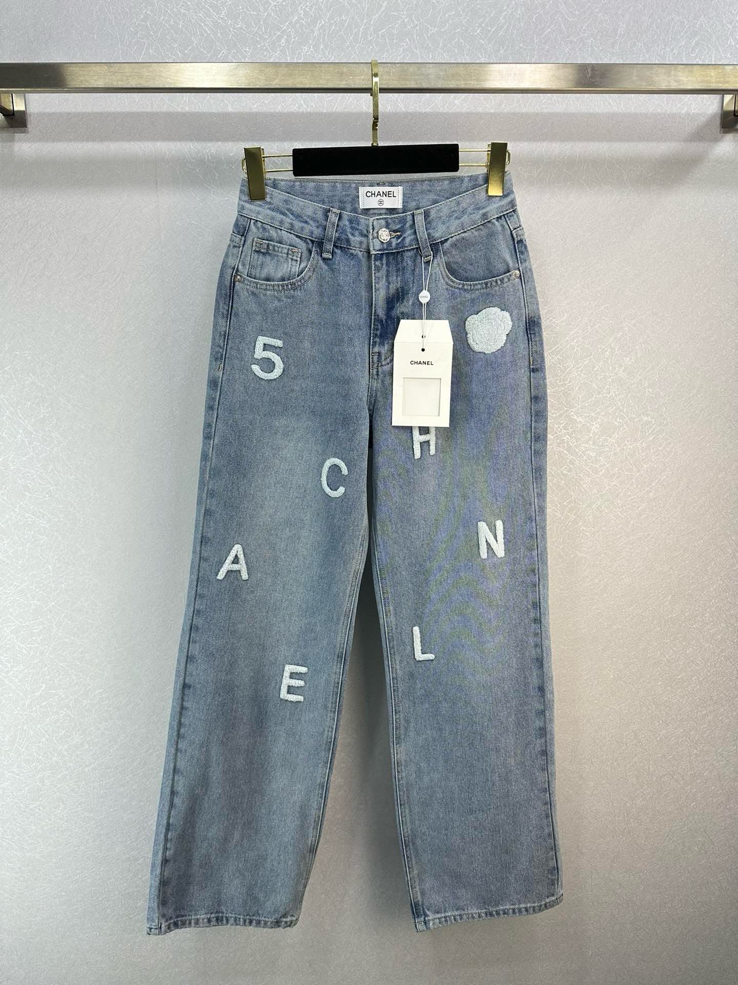 Широкие брюки Chanel 2403 Camellia