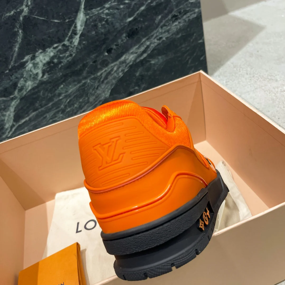 Обувь LV - LV Trainer, последняя модель - кроссовки серии Rainbow - 1