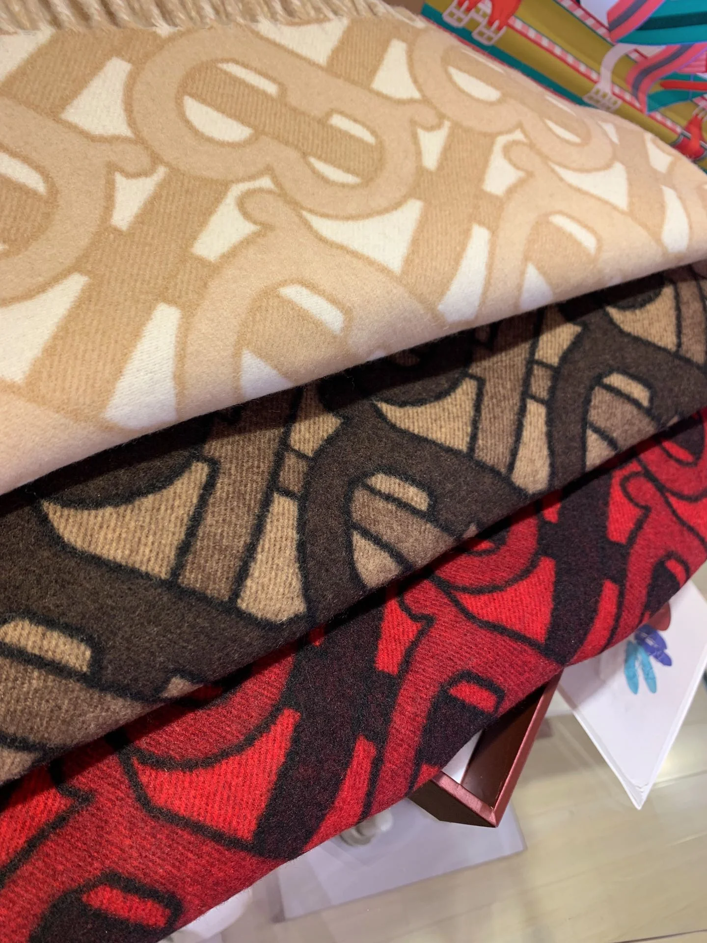 Классический кашемировый шарф/шаль Burberry - 50 см - 200 см - 100 см