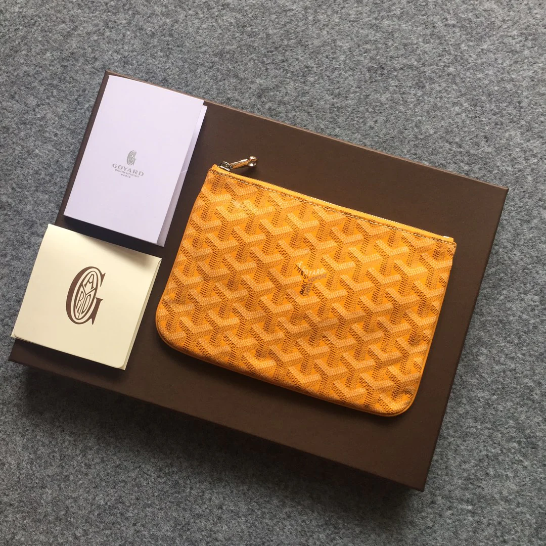 Мини-сумочка Goyard - желтая