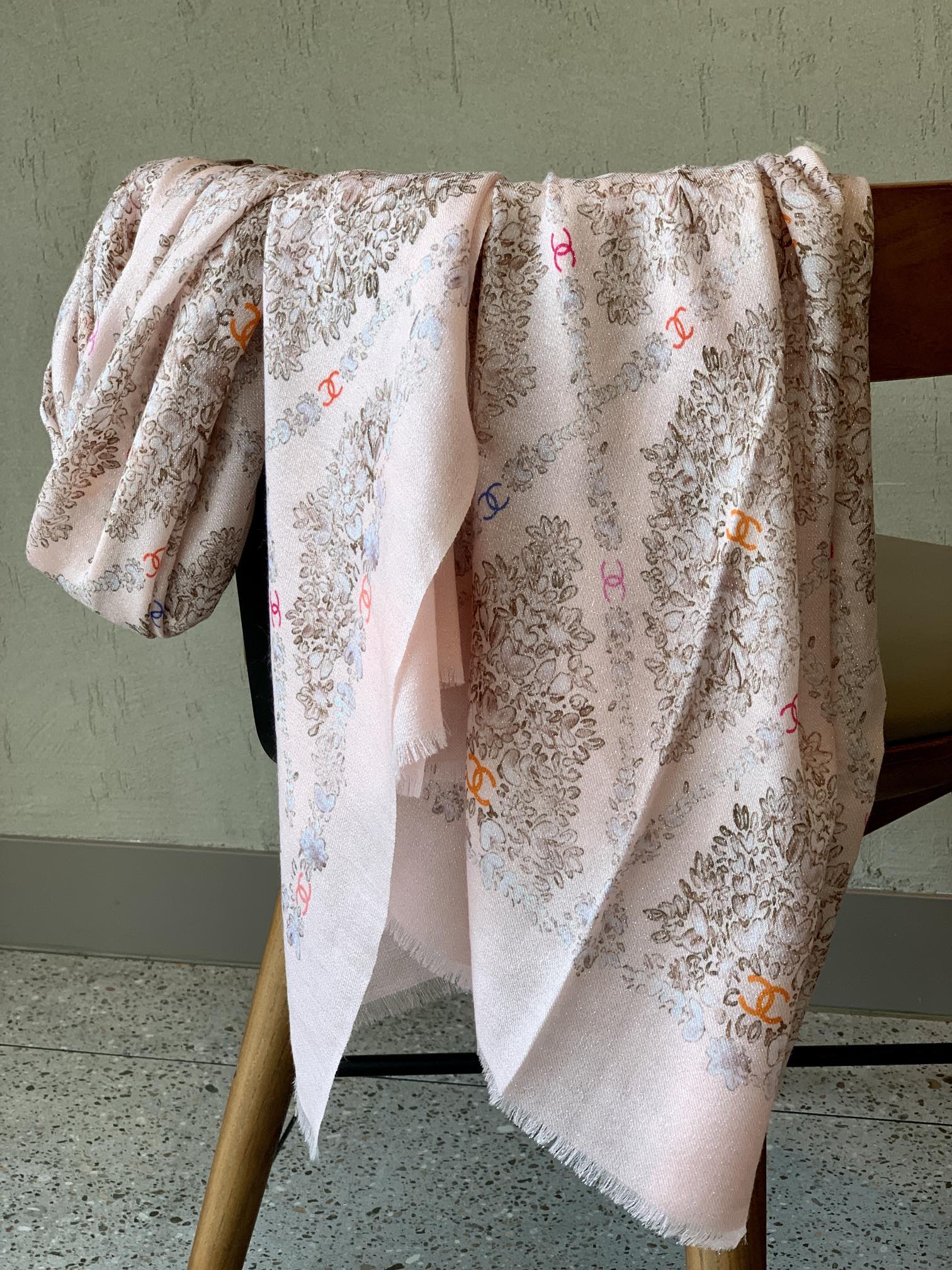 Кашемировый шарф Chanel - 110 см - 200 см - 1