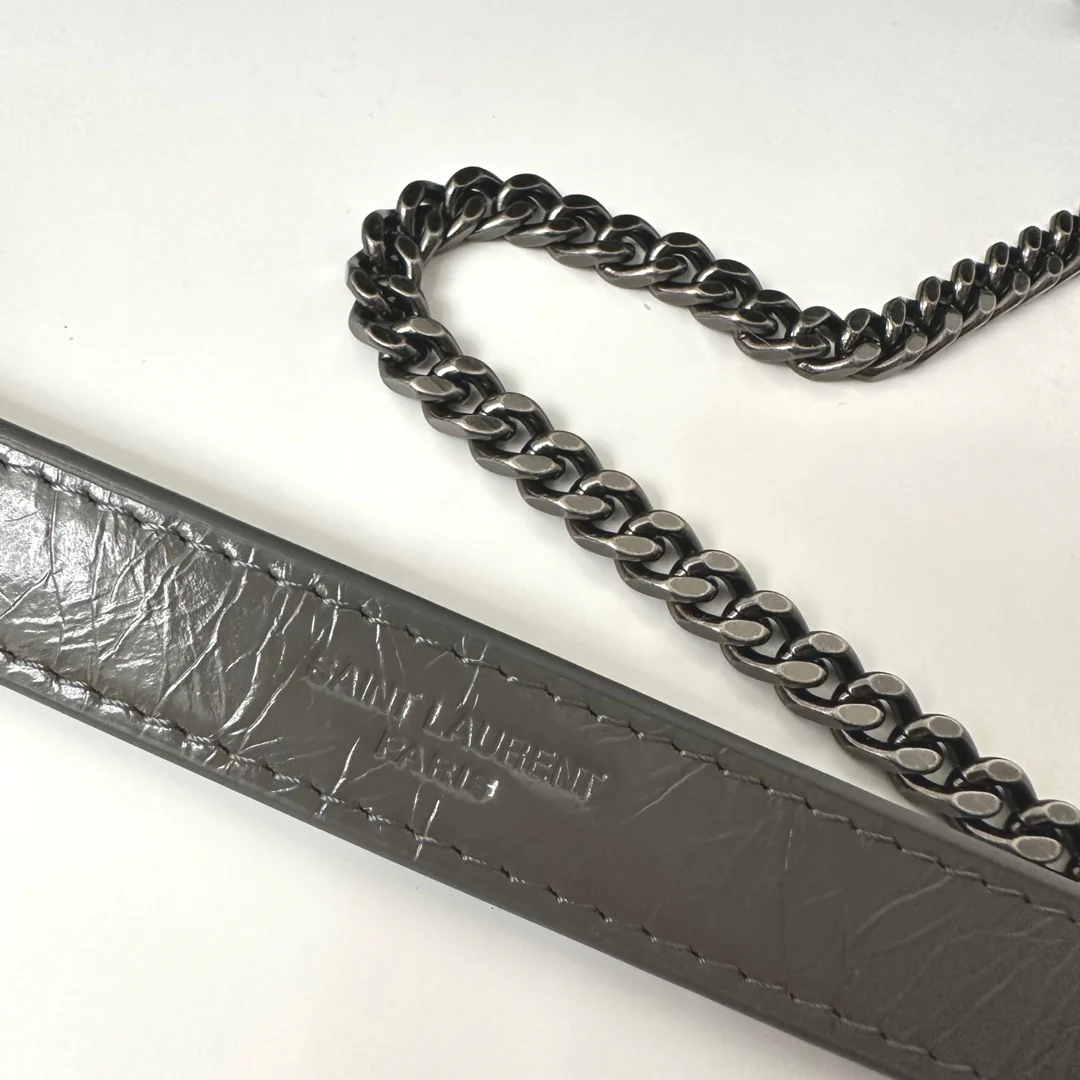 YSL-niki-chain-wallet-mini-grey