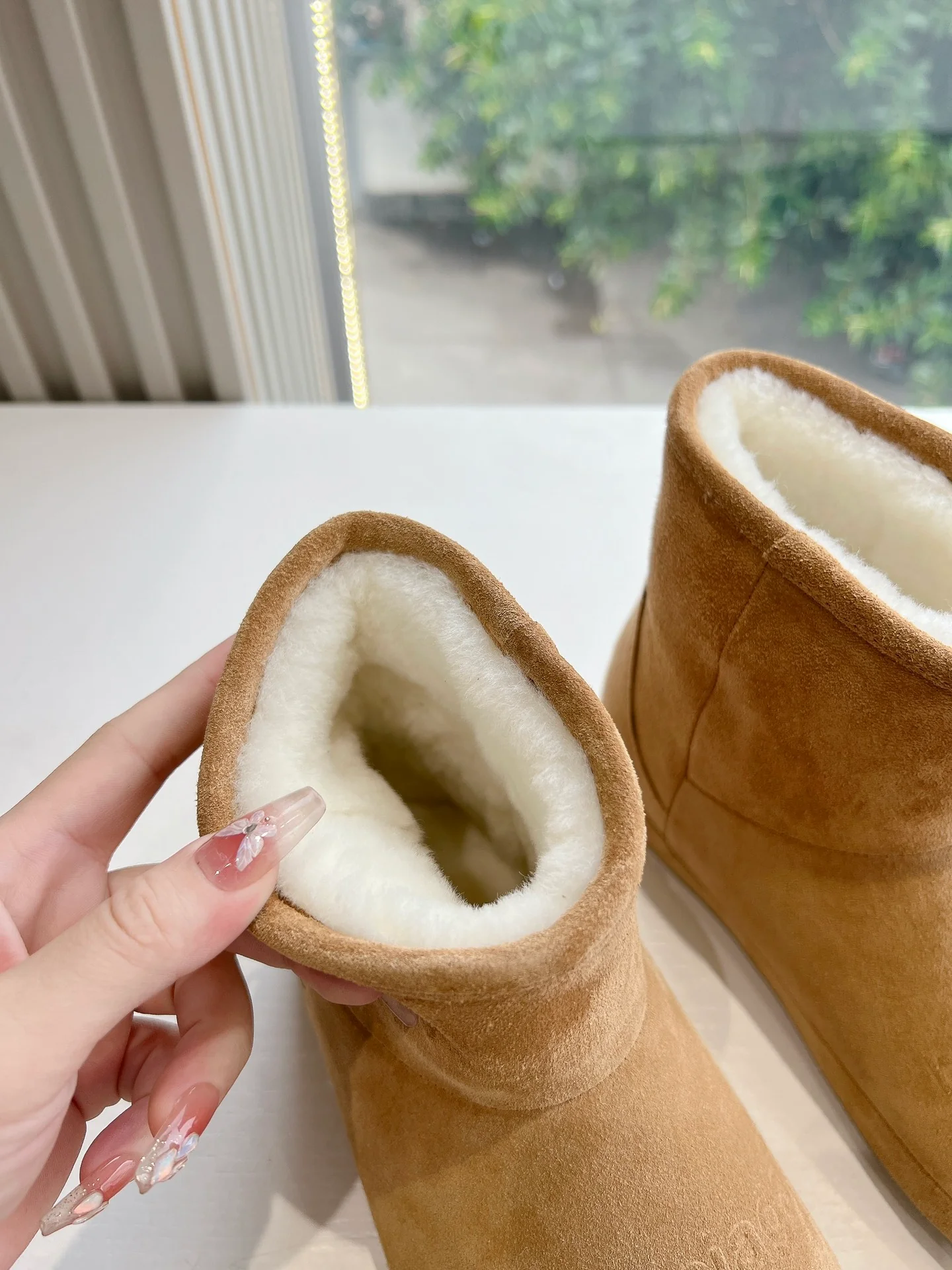 Снежные ботинки Balenciaga 2024 - коричневые