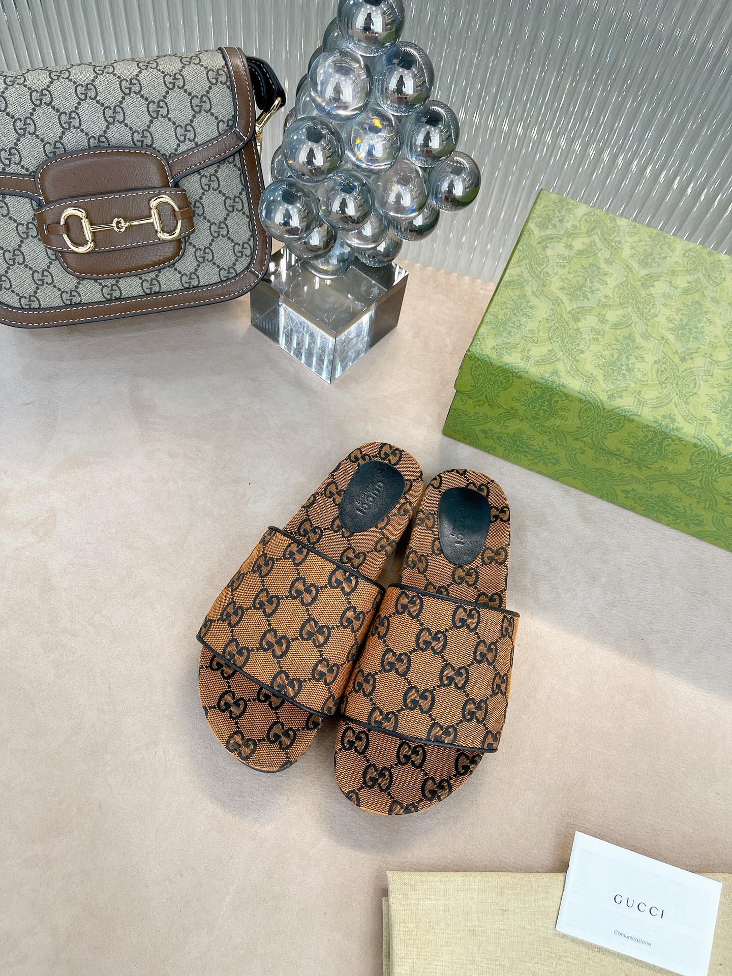 Сандалии на платформе Gucci - 2