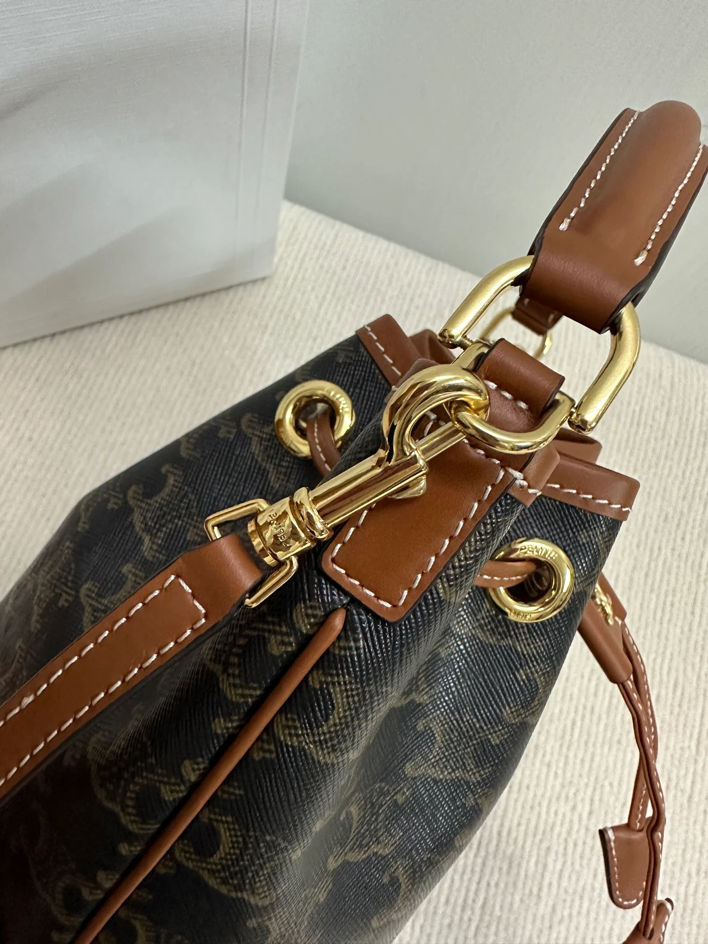 Сумка-ведро Celine Clara на завязках - маленькая