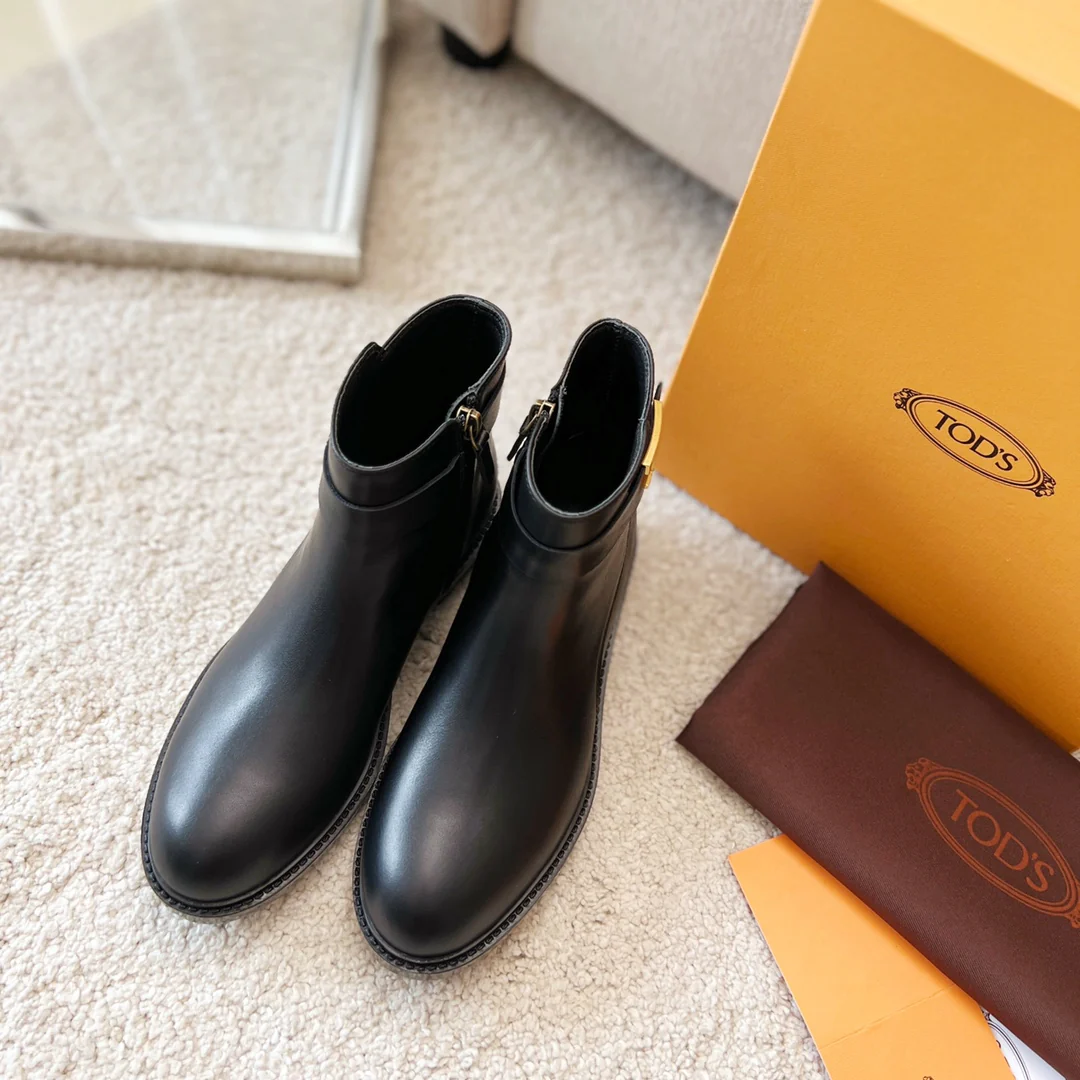 Классические кожаные ботильоны челси от Tods - T-Buck