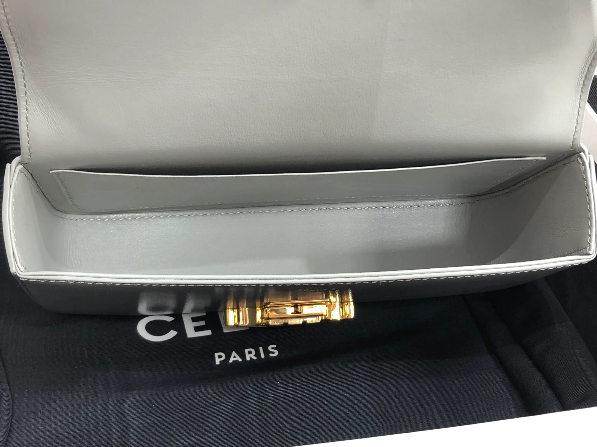 Кожаный рюкзак Celine Triomphe - сумка через плечо - 8