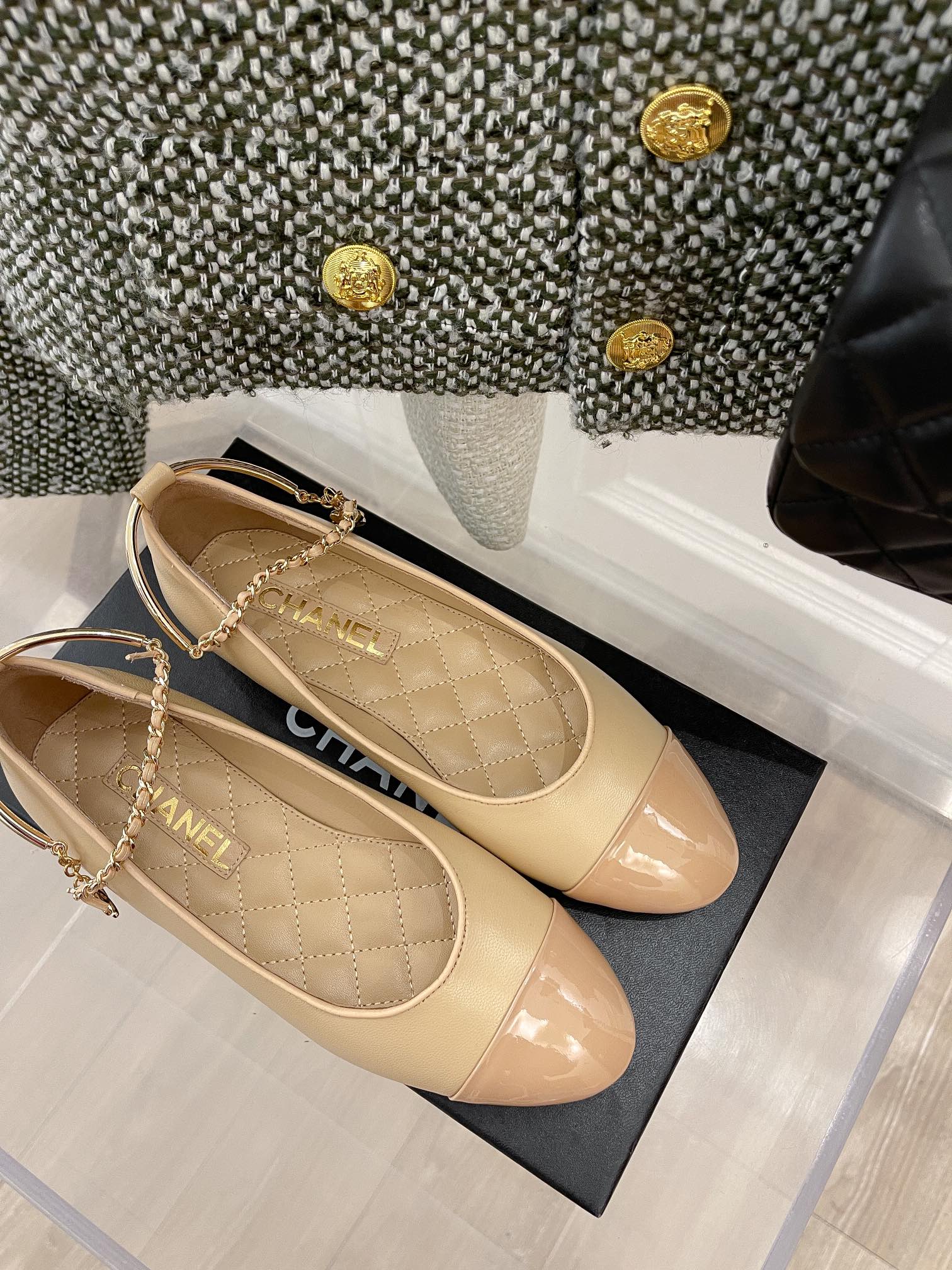 Chanel - Изысканная цепочка - Туфли Мэри Джейн - 2