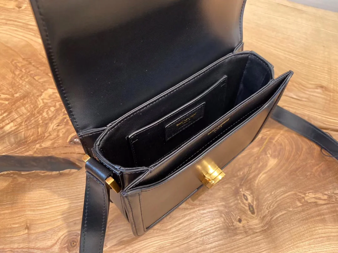 Сумка для тофу YSL Solferino - черная - 18 см