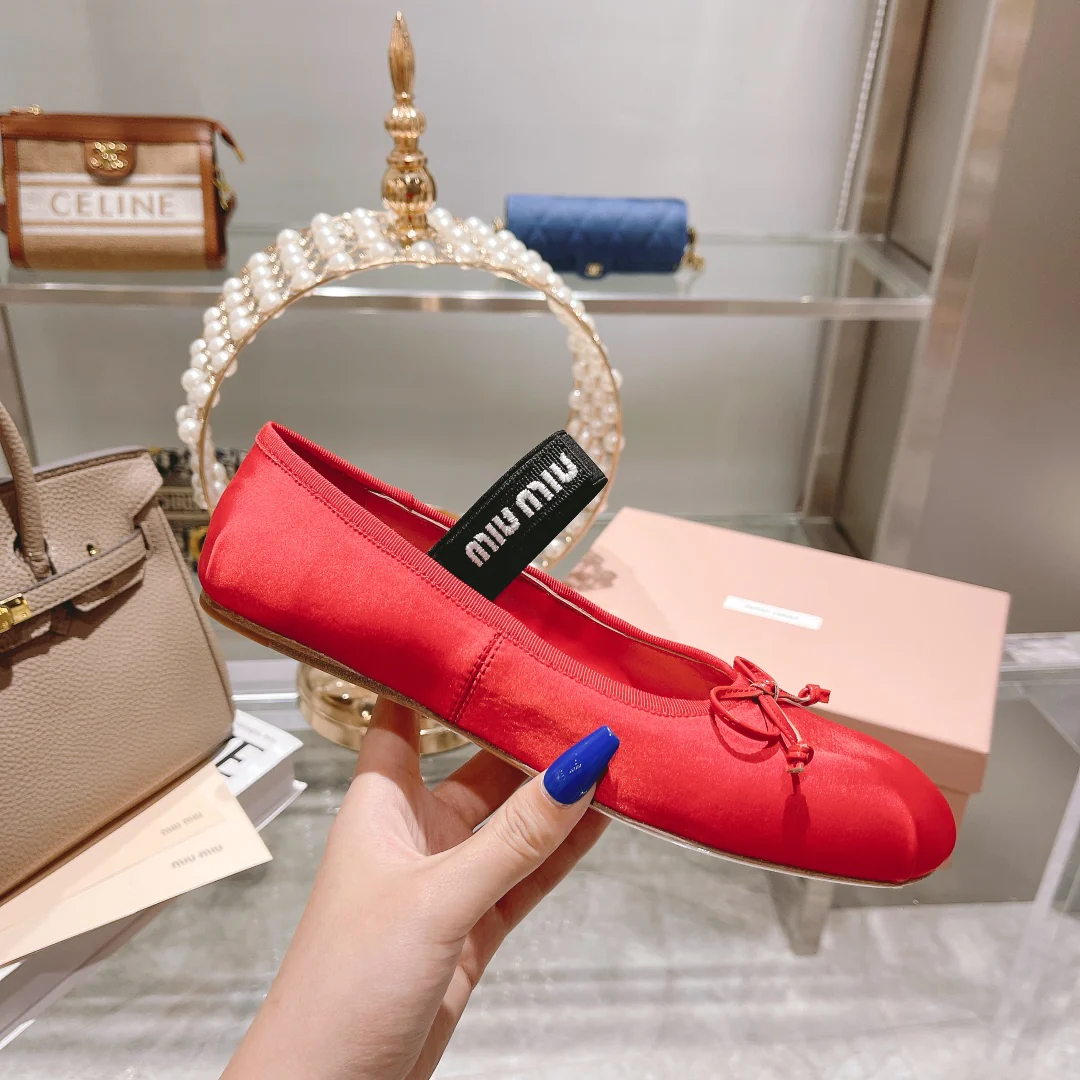 Miu Miu - Французские балетные туфли 