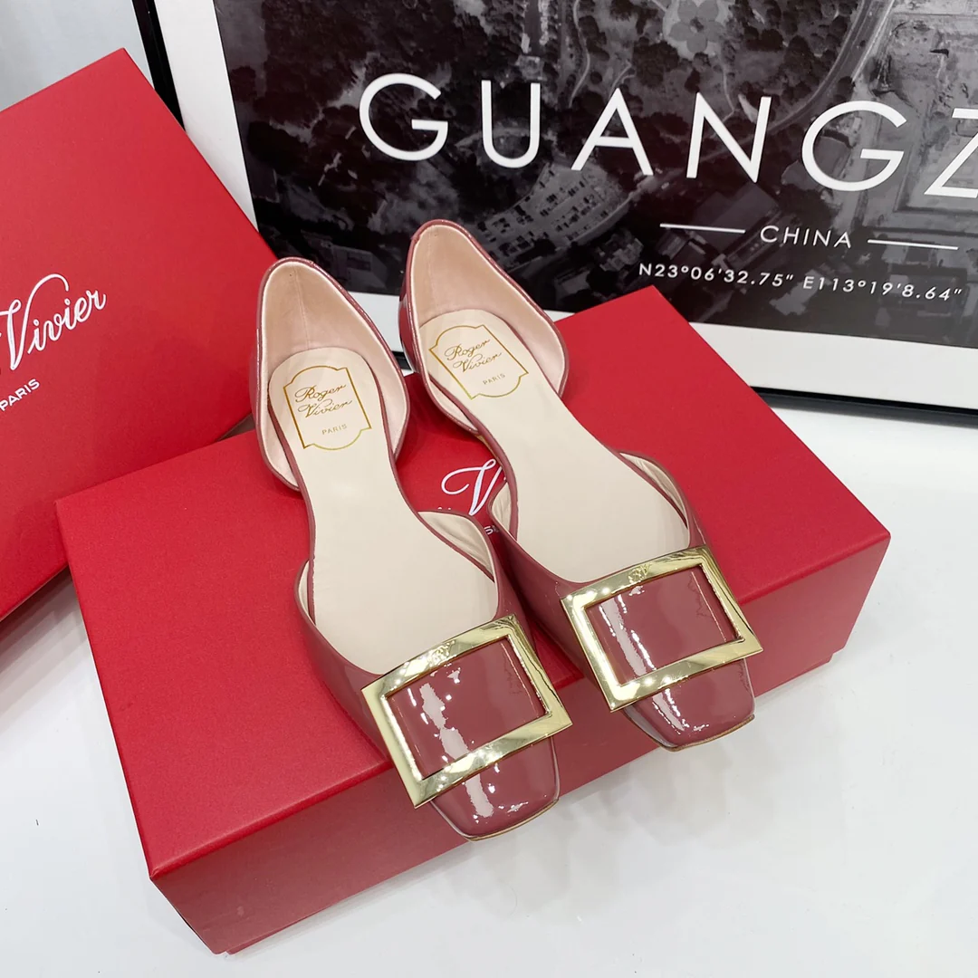 RV Плоский квадратный носок - Розовый