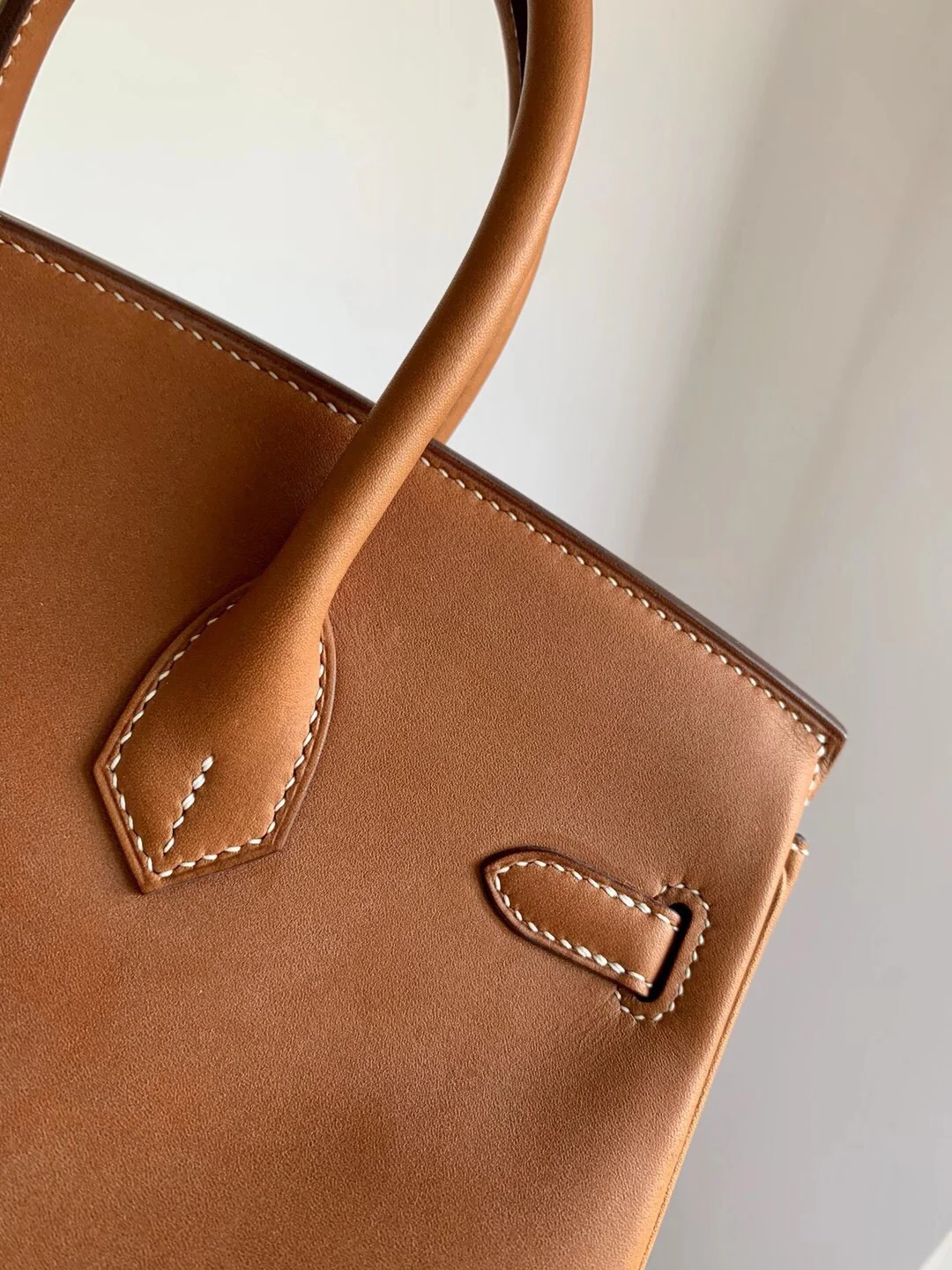 Сумка Hermes Birkin 25 из седельной кожи, серебряная пряжка Barenia 34.