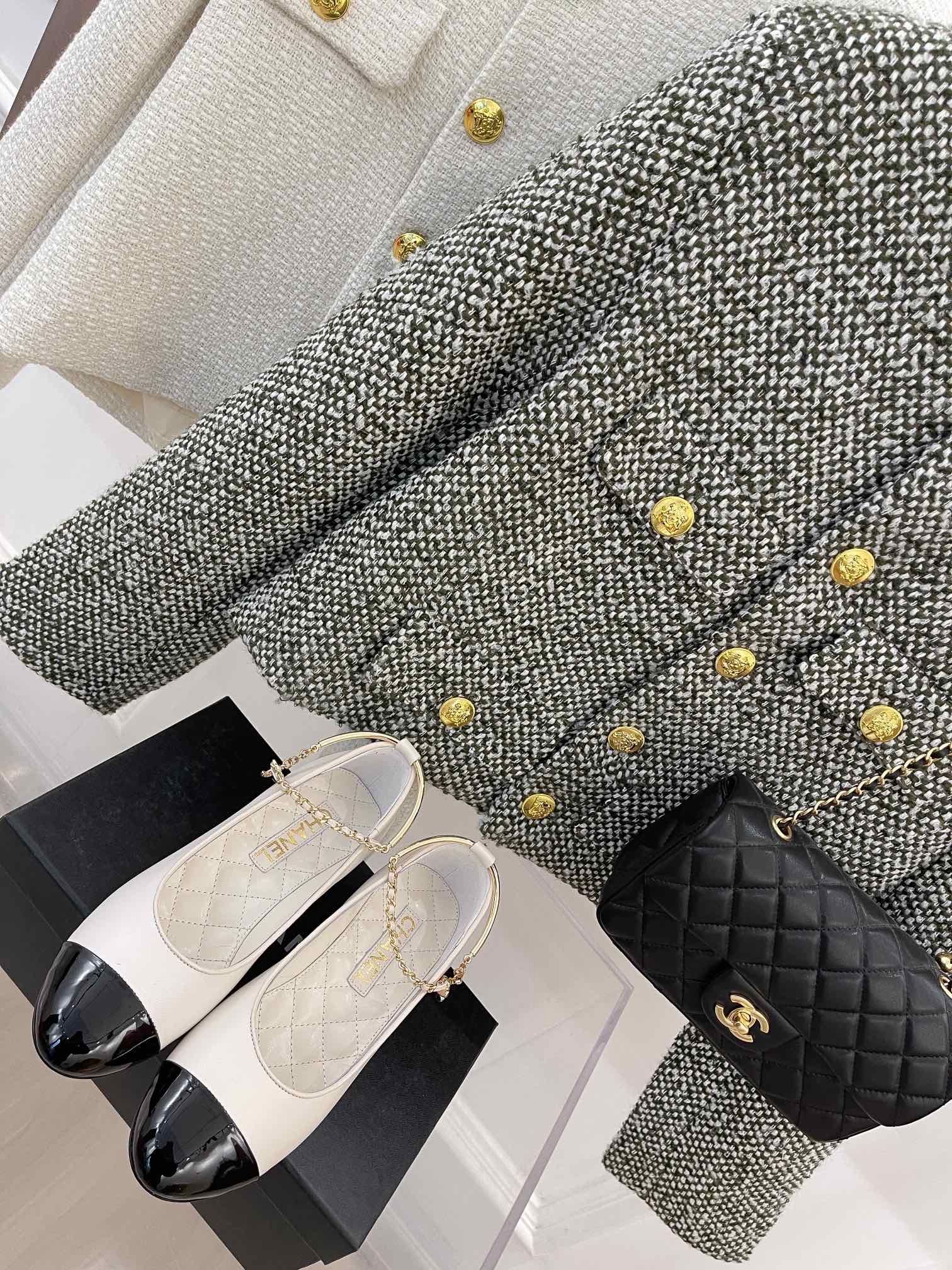 Chanel - Изысканная цепочка - Туфли Мэри Джейн - 1