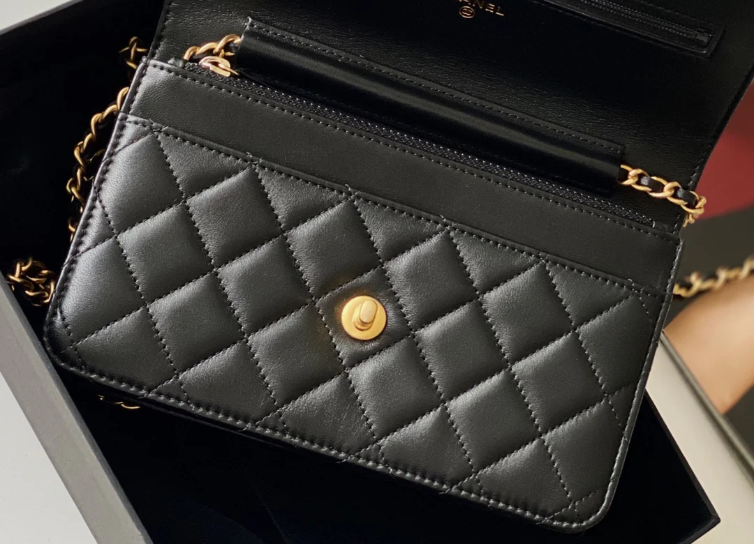 Chanel - Gold Ball WOC - Овечья кожа - 5