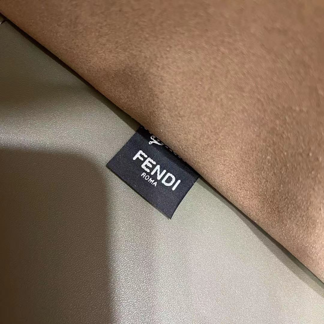 Сумка-тоут Fendi - зеленая