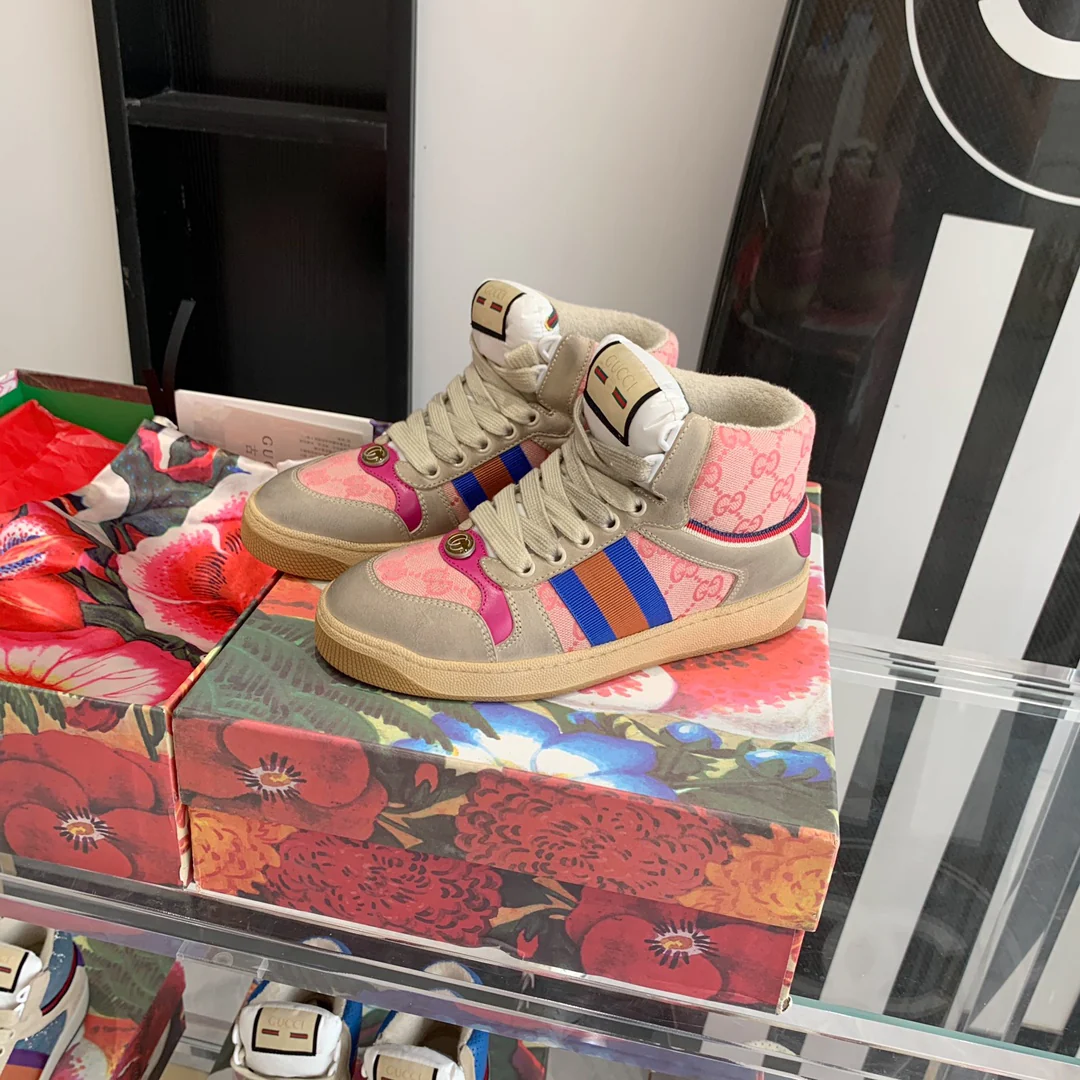 Высокие кроссовки Gucci - Грязные кроссовки - Кроссовки - 2