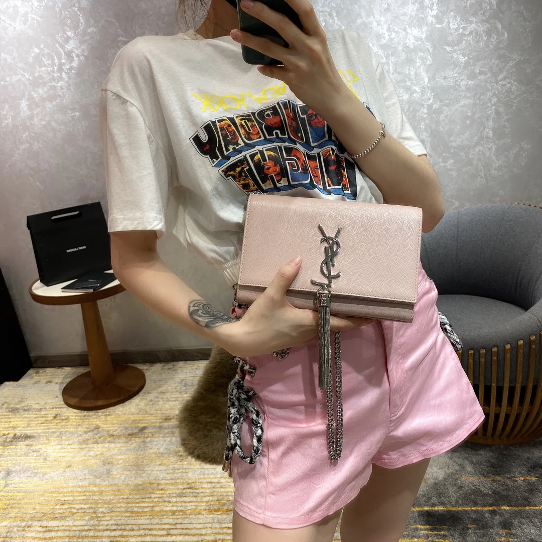 Сумка YSL Kate с цепочкой и кисточкой, 20 см — делюсь своим опытом ношения.