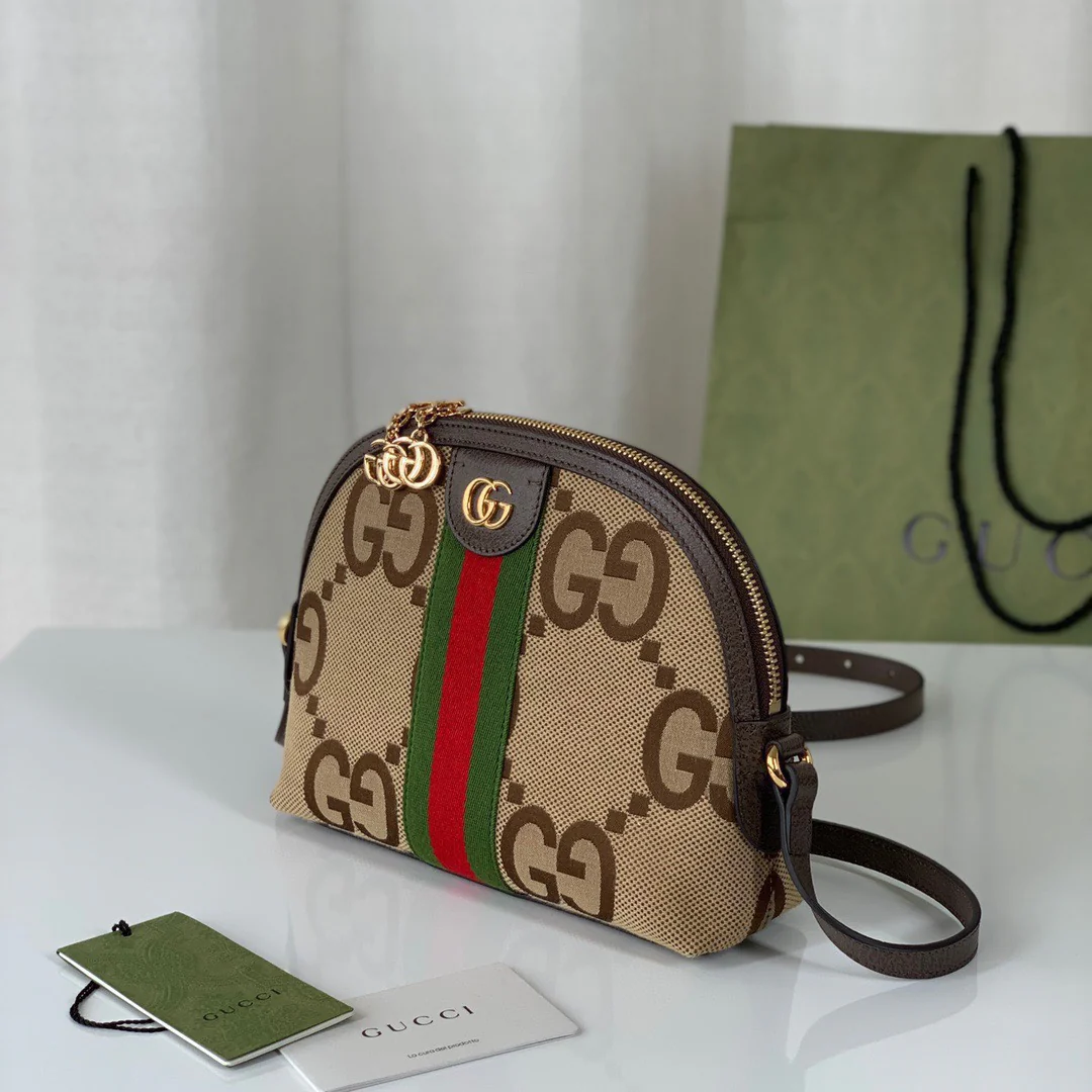 Сумка Gucci Ophidia Shell через плечо - 23x19x8 см